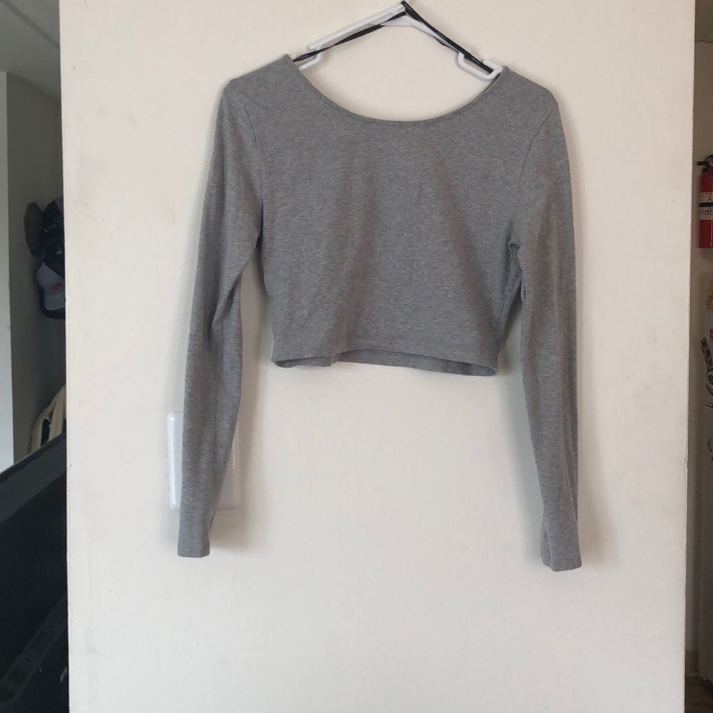 Long Sleeve Crop Top